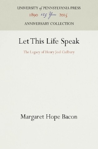 Cover of Let This Life Speak