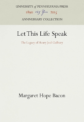 Book cover for Let This Life Speak