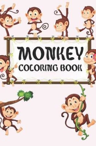 Cover of Monkey Coloring Book