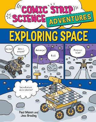 Book cover for Comic Strip Science Adventures: Exploring Space