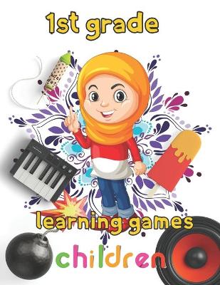 Book cover for 1st grade learning games children