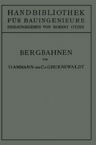 Cover of Bergbahnen