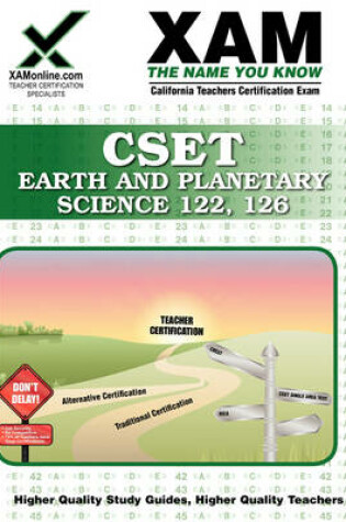 Cover of Cset Earth and Planetary Science 122, 126 Teacher Certification Test Prep Study Guide