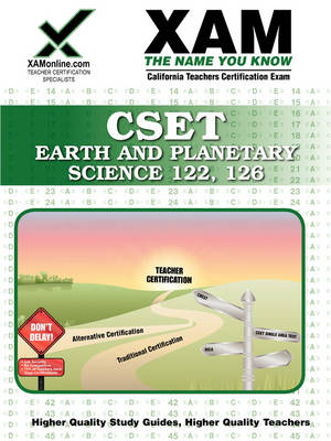 Cover of Cset Earth and Planetary Science 122, 126 Teacher Certification Test Prep Study Guide