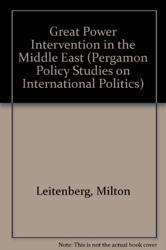 Book cover for Great Power Intervention in the Middle East