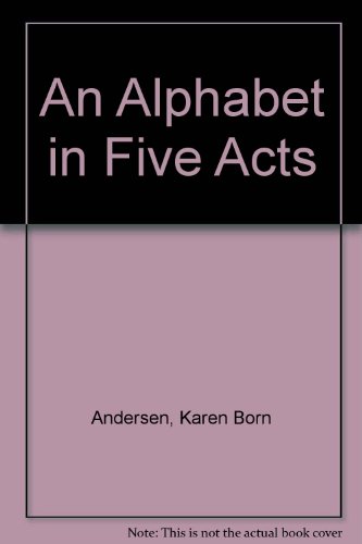 Book cover for An Alphabet in Five Acts