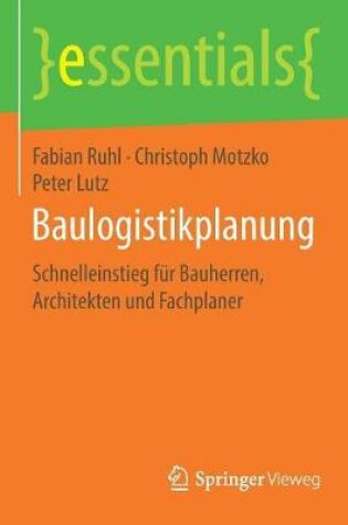 Cover of Baulogistikplanung