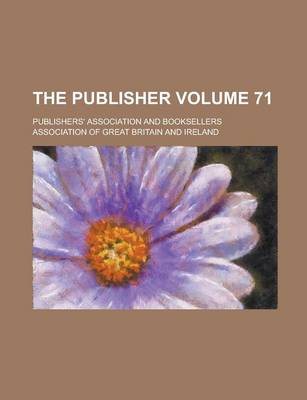 Book cover for The Publisher Volume 71