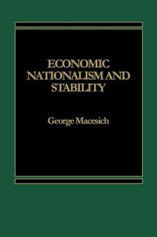 Cover of Economic Nationalism and Stability