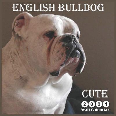 Book cover for cute english bulldog