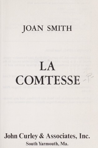 Cover of La Comtesse