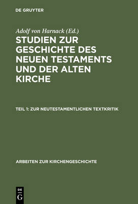 Book cover for Zur Neutestamentlichen Textkritik