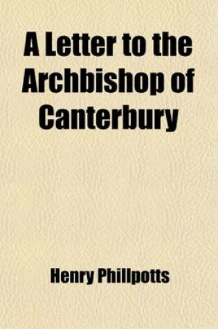 Cover of A Letter to the Archbishop of Canterbury