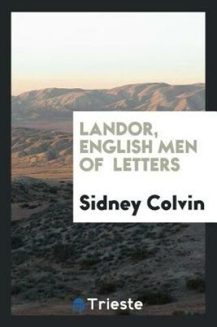Cover of Landor, English Men of Letters