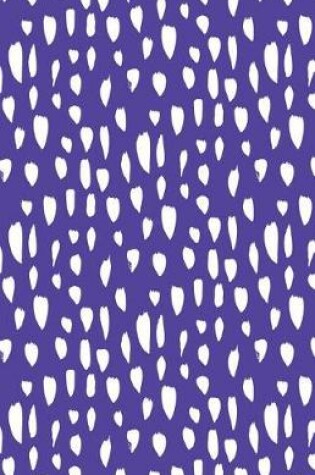 Cover of Bullet Journal Abstract Splashes Purple