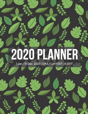 Book cover for 2020 Green Daily Planner