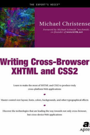 Cover of Cross-Browser XHTML and CSS 2.0