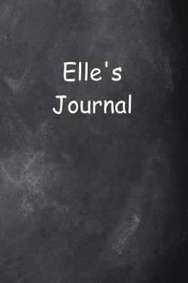 Cover of Elle Personalized Name Journal Custom Name Gift Idea Elle