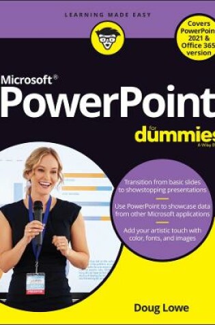 Cover of PowerPoint For Dummies, Office 2021 Edition