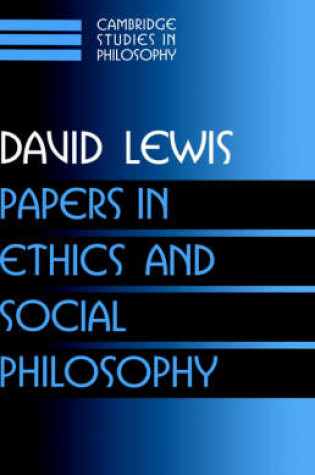Cover of Papers in Ethics and Social Philosophy: Volume 3