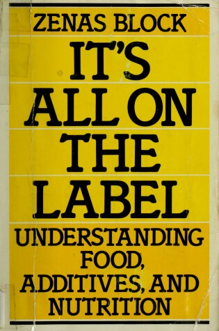 Cover of It's All on the Label