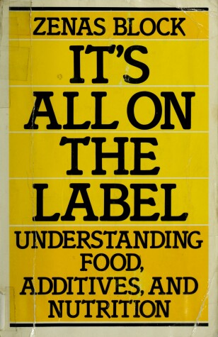 Book cover for It's All on the Label