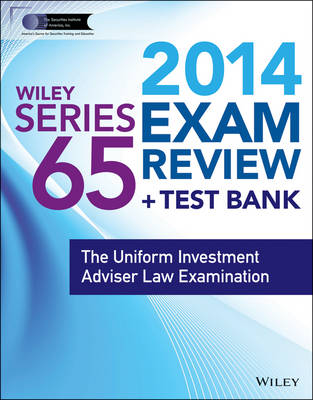 Cover of Wiley Series 65 Exam Review 2014 + Test Bank