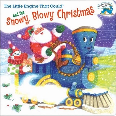 Book cover for Little Engine & Snowy Blowy Ch