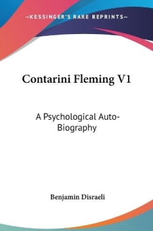 Cover of Contarini Fleming V1