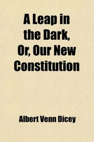 Cover of A Leap in the Dark, Or, Our New Constitution