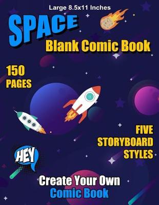 Book cover for Space Blank Comic Book