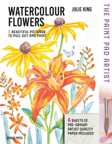 Book cover for Watercolour Flowers