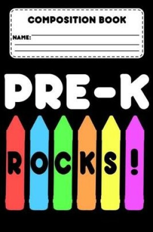 Cover of Composition Book Pre-K Rocks!