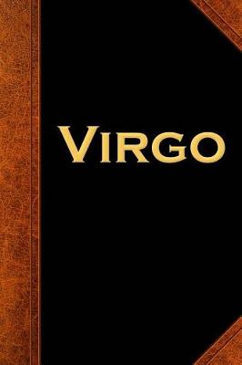 Book cover for Virgo Zodiac Horoscope Vintage Journal