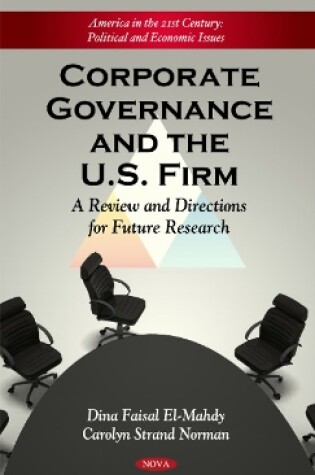 Cover of Corporate Governance & the Firm