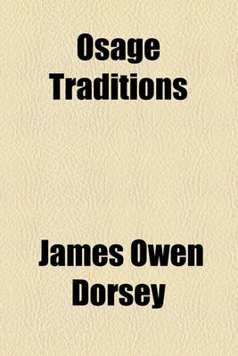 Book cover for Osage Traditions