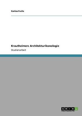 Book cover for Krautheimers Architekturikonologie