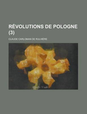 Book cover for Revolutions de Pologne (3)