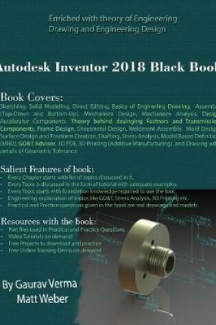 Cover of Autodesk Inventor 2018 Black Book