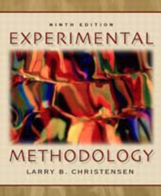 Book cover for Experimental Methodology (International Edition)