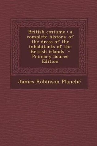 Cover of British Costume