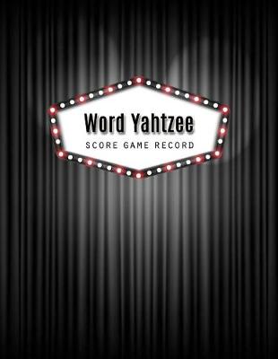 Book cover for Word Yahtzee Score Game