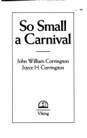 Cover of So Small a Carnival