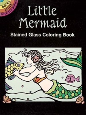 Book cover for Little Mermaid Stained Glass Coloring Book