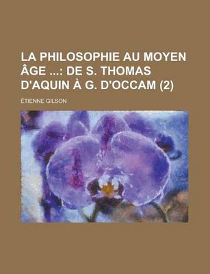 Book cover for La Philosophie Au Moyen Age (2)