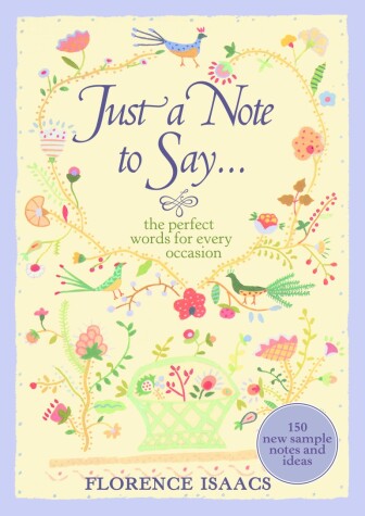 Book cover for Just a Note to Say . . .