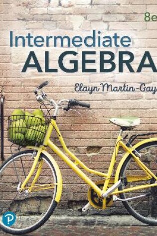 Cover of MyLab Math with Pearson eText (24 Months) for Intermediate Algebra