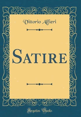 Book cover for Satire (Classic Reprint)