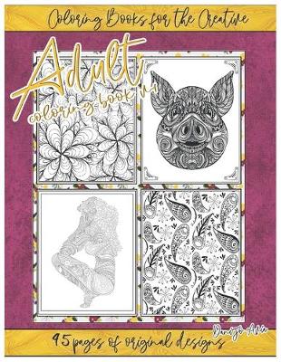 Book cover for Adult Coloring Book v1
