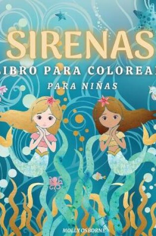 Cover of Sirenas Libro de Colorear para Niñas